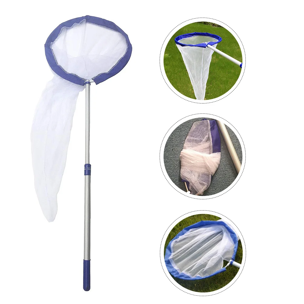 

Bug Net Aluminum Handle Butterflies Professional Outdoor Toys Retractable Extendable Catching Telescopic