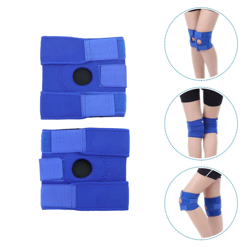 

2Pcs Running Knee Support Sleeves Thickened Breathable Knee Protective Pads for Sports Football Basketball Hiking Weightlifting