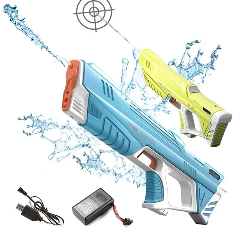 

Electric Water Gun Toys Bursts Children's High-pressure Strong Charging Energy Water Automatic Water Spray Children's Toy Guns