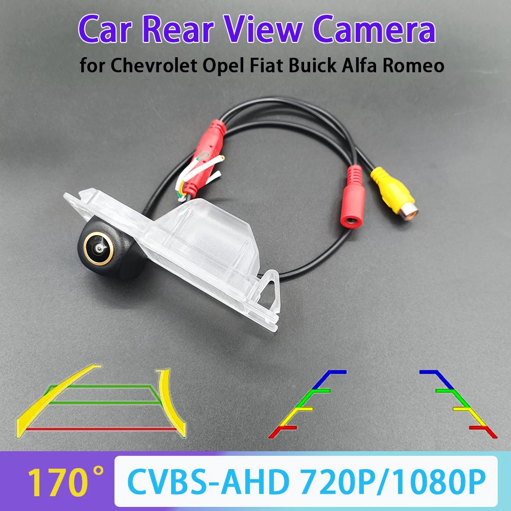 170-Grad-AHD-1080P-CVBS-Rückfahrkamera für Opel Astra H J Corsa Meriva Vectra Zafira Insignia FIAT Grande Buick Regal – Detail 1