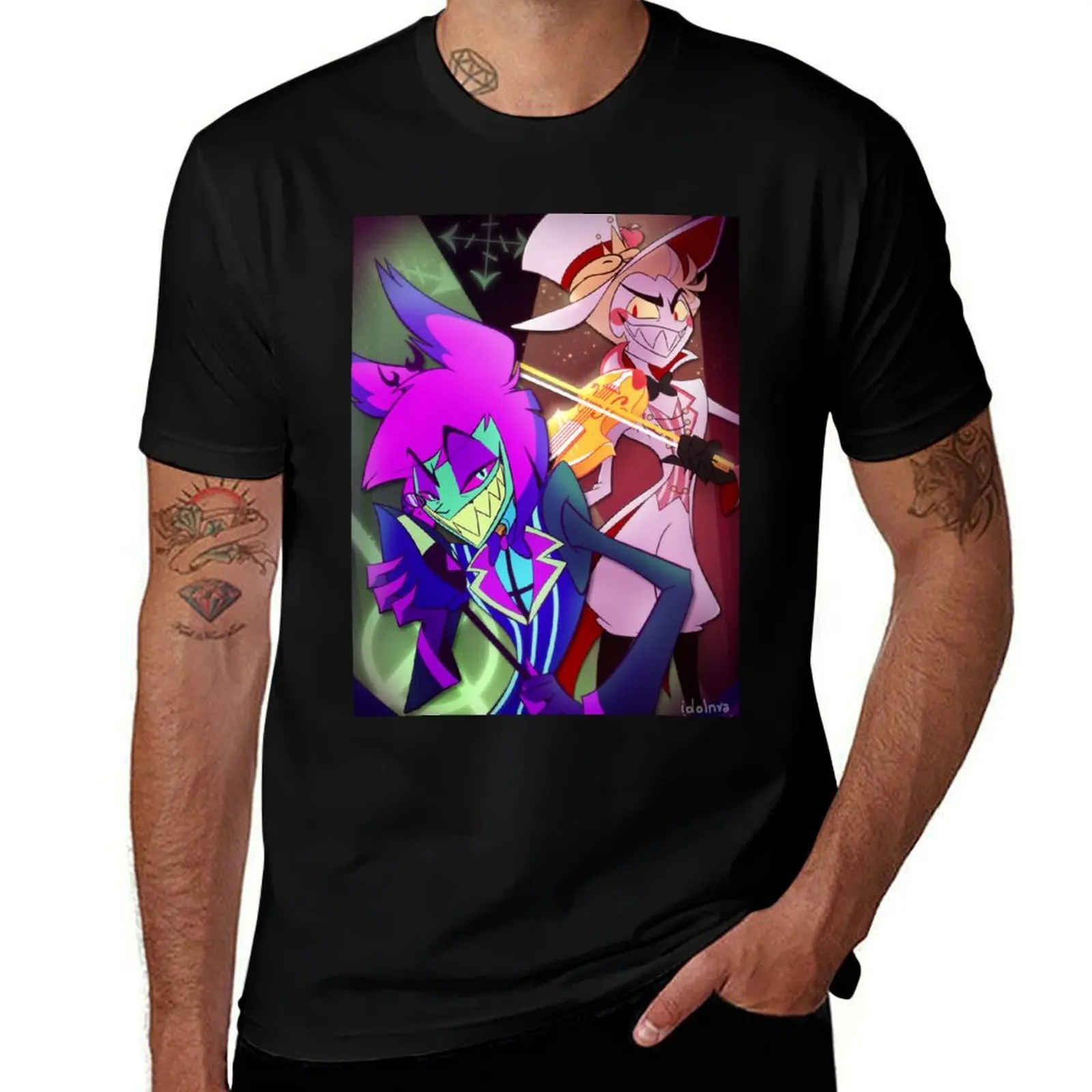 

Hell greatest dad - Hazbin Hotel by Idolnya T-Shirt anime tshirt quick-drying workout shirts for men