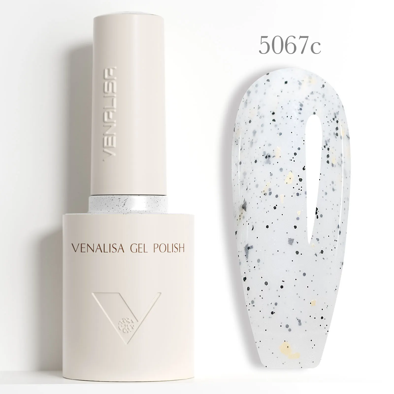 1pc Venalisa Nagel Gel Polnisch Milchig Weiß Halb Transparent Hema Frei Soak Off UV LED Gel Lack Weichen Pinsel runde Form Pigment