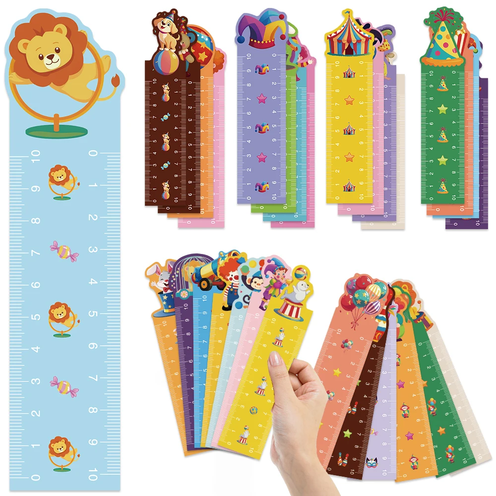 30 قطعة الإشارات المرجعية السيرك الكرتون حاكم DIY بها بنفسك كتيب اكسسوارات الديكور لوازم السيرك من الخيال المرجعية هدية رسالة بطاقات #5