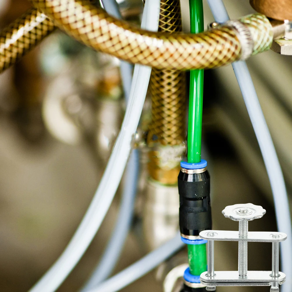 12pcs Swivel Screw Adjustable Clamps Flow Control Tubing Clamp For Labs Rust Resistant Ergonomic Grip Strong Load