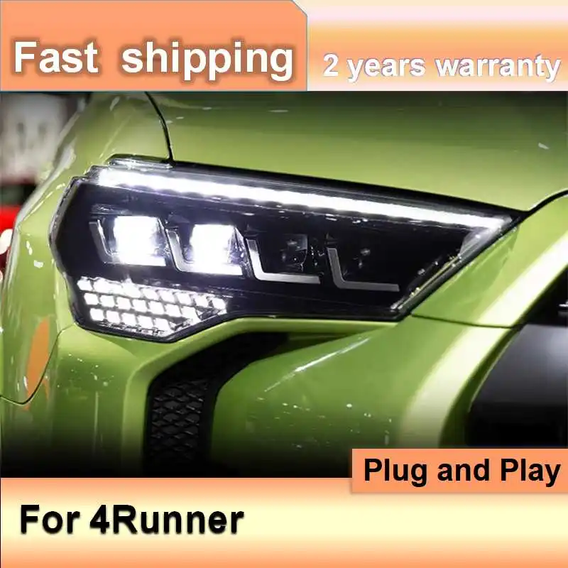 

Car Accessories for Toyota 4 Runner Headlight 2008-2010 4Runner Head Lights DRL Turn Signal High Beam Projector Lens