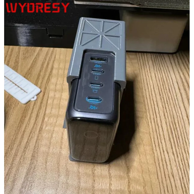 WYORESY for Anker (140W) Shock Absorption Charger Desktop Base Fast Heat Release Anti-Slip Holder Desktop Organizer Stand