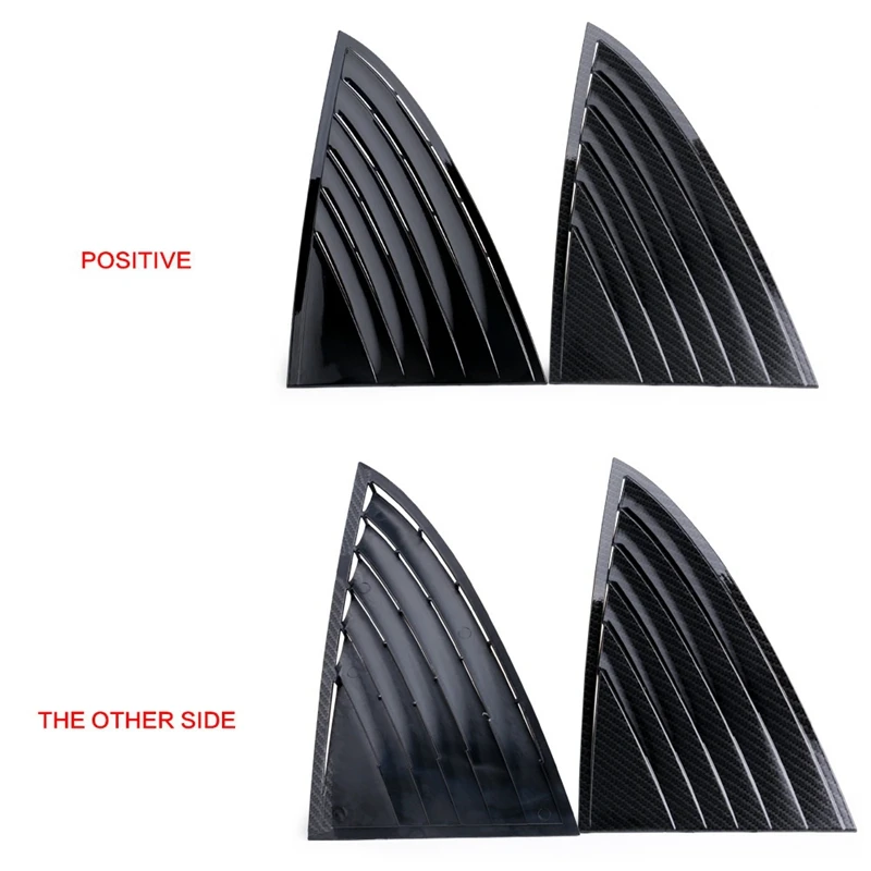 Side Window For Tesla Model 3 2019-2021 Car Triple-Cornered Shutter Rear Sunshade Blinder Shutters Car