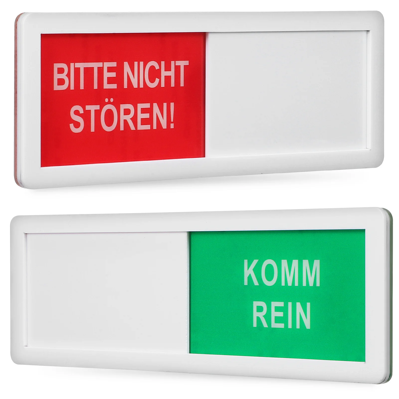 

2pcs Sliding Door Sign Acrylic Privacy Indicator Occupied Vacant Slide Board For Office Bathroom Room Home Decor