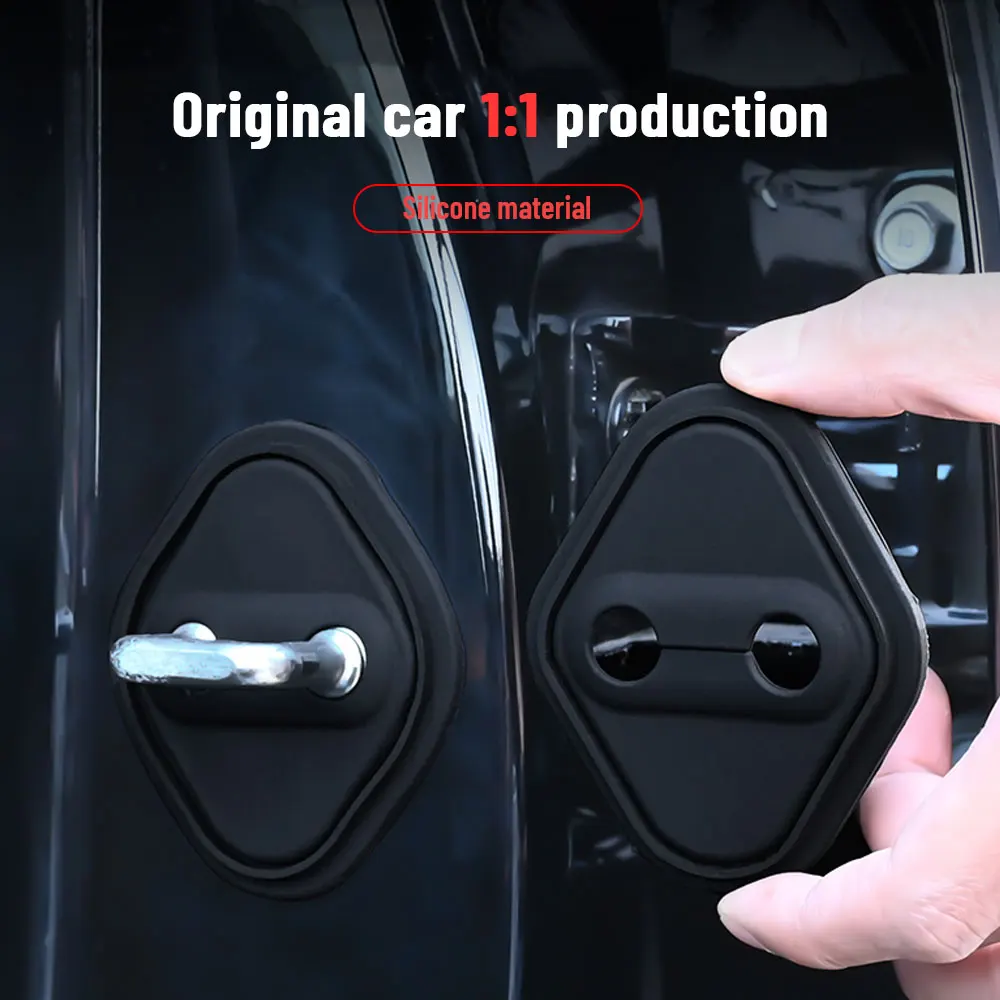For HONDA VEZEL 2014-2025 Car Decorat Protecte Door Lock Cover Decoration Accessories Silicone Mute Damping Cushion