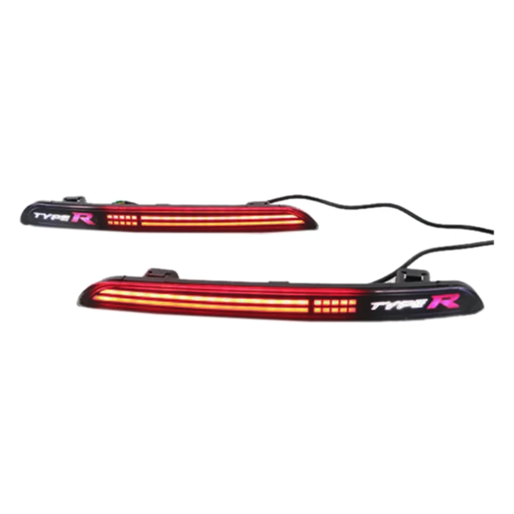 

For 11Th Gen Honda Civic 2022 LED Rear Bumper Light Brake Tail Light Turn Signal Indicator Light Fog Lamps DRL Reflector