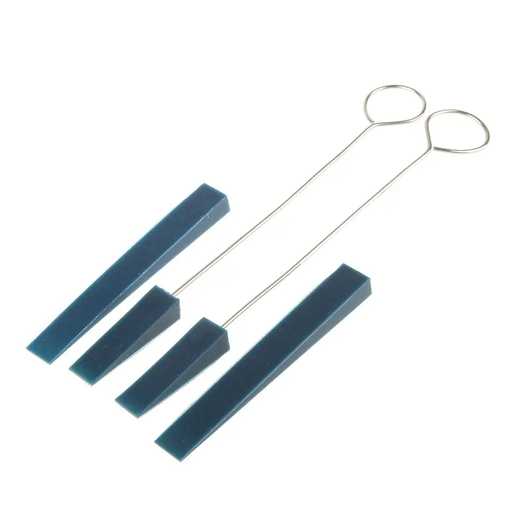 Piano Tuning Mute Sponge Temperament Strip Rubber Mutes with Handles Pro Fixer Tool Set for Accurate Piano String Muting
