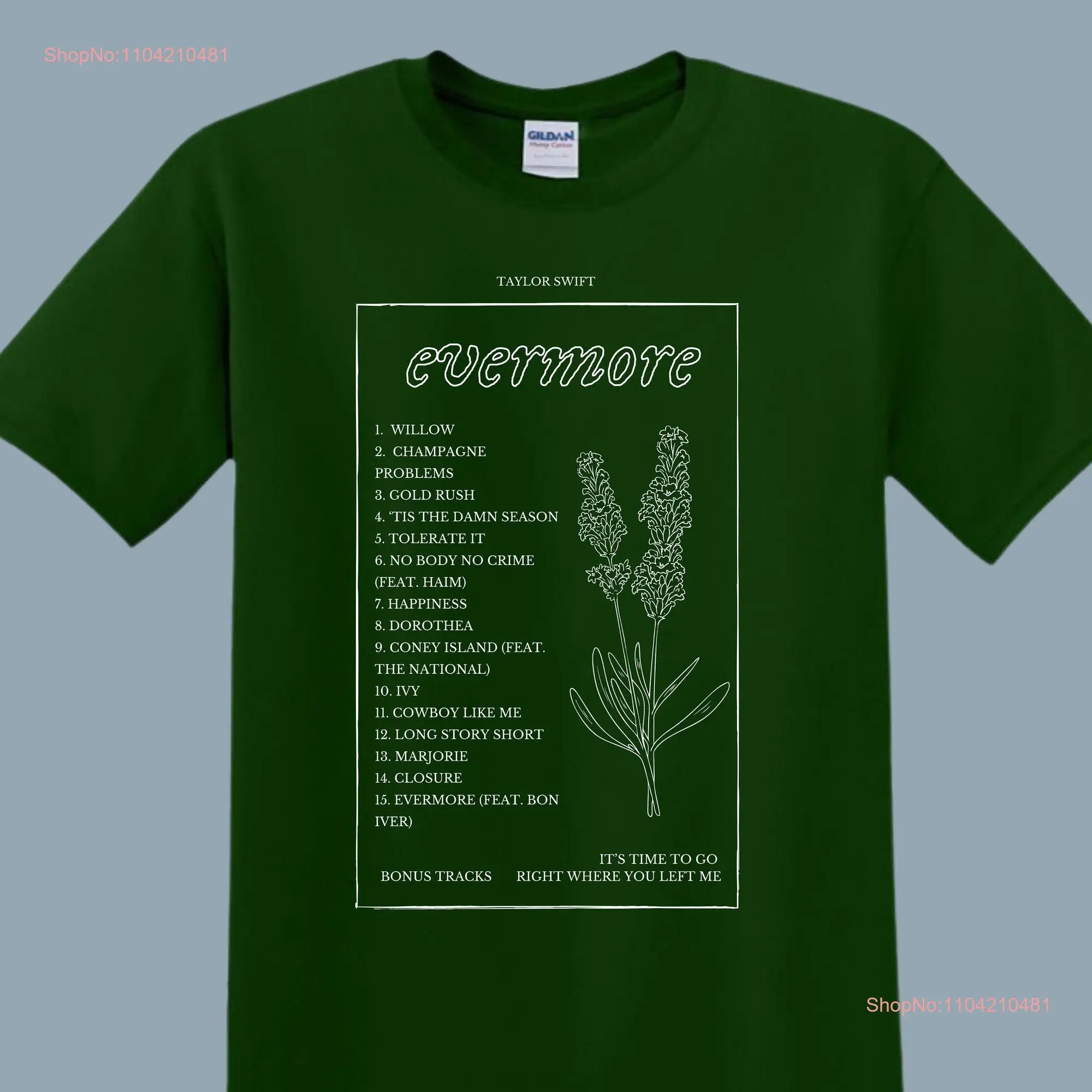 Evermore TV T'shirt SweaT T Shirt long or short sleeves