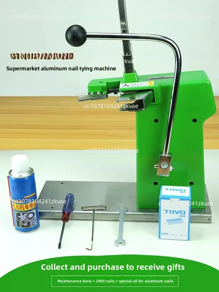 

НОВЫЙ электрический супермаркет, специальная машина для запечатывания пластиковых пакетов с овощами и фруктами, машина для супермаркета 711, алюминиевый гвоздь