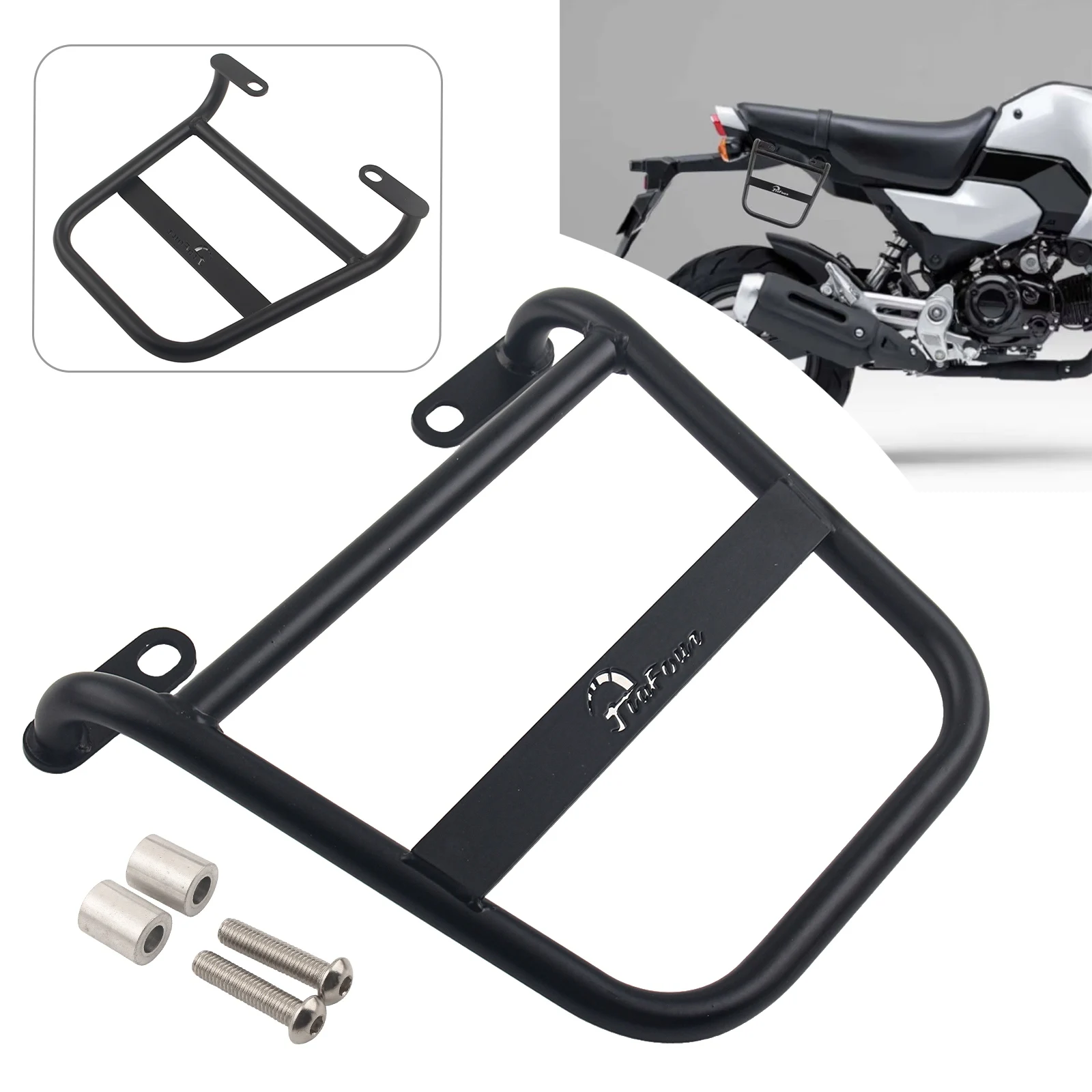 For HONDA Grom 125 2021-2025 MSX 125  Side Bag Bracket Side Trunk Bag Support