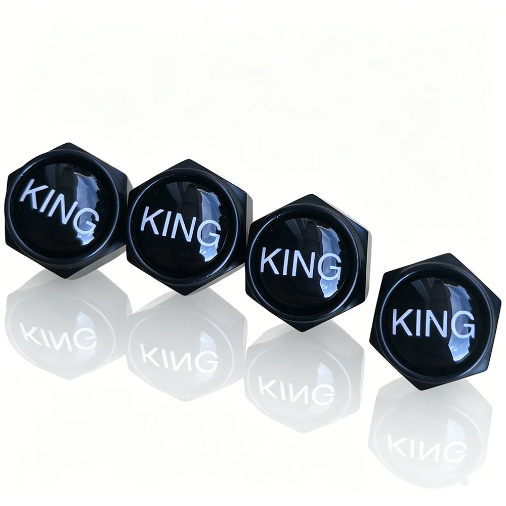 New  Aluminum Alloy 4Pcs Car Wheel Tire Valve Caps Air Stem Covers Accessories For BYD King 2024 2025