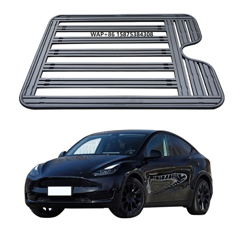 Aluminum Alloy Car Roof Cargo Luggage Rack Baskets for Model Y 2021-2024 2025+
