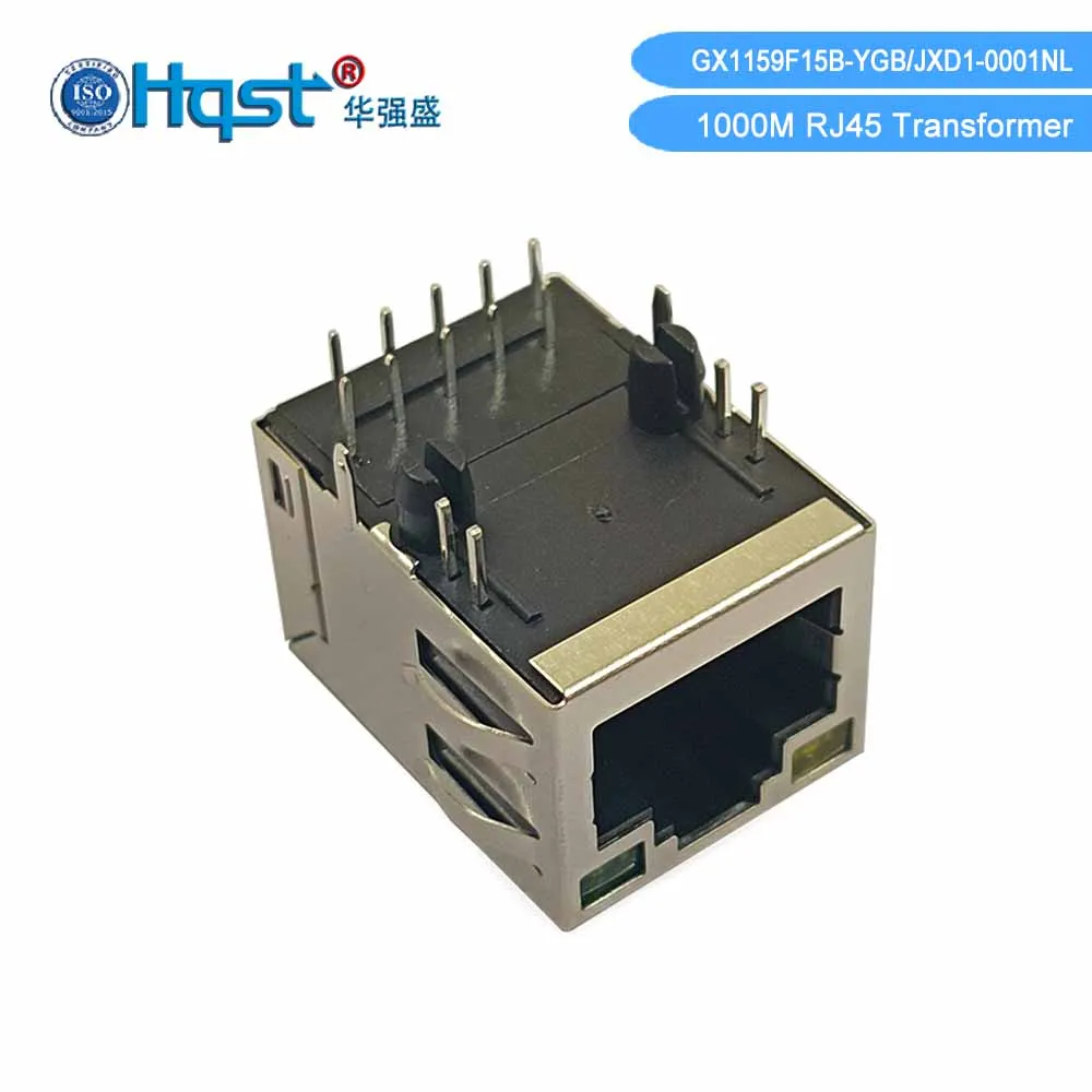 JXD1-0001NL  Gigabit Rj45 Network Port Domestic Integrated 1000M Transformer Network Connector GX1159F15B-YGB