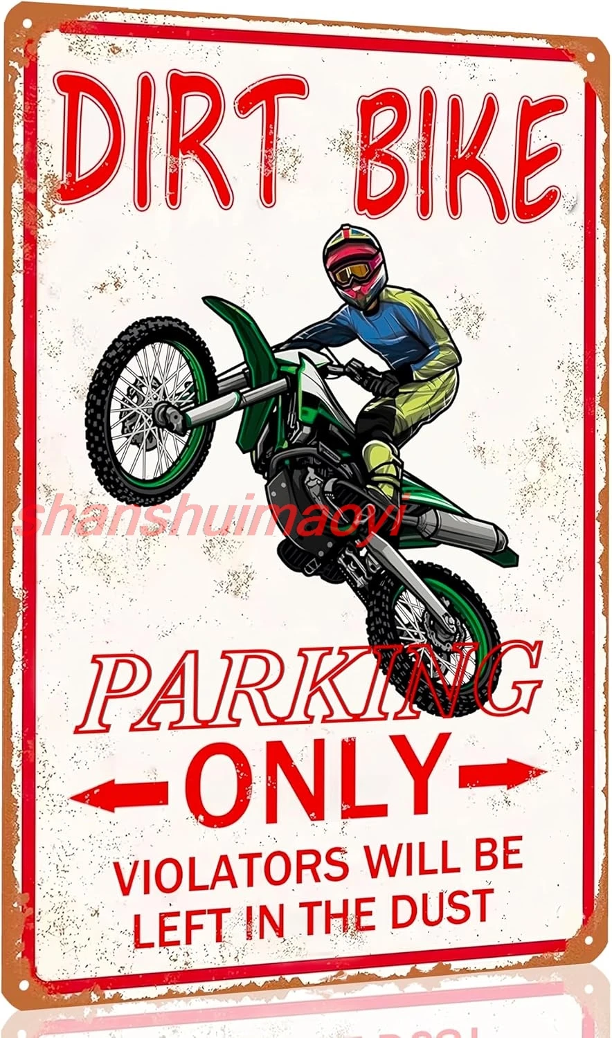 Funny Dirt Bike Accessories for Boys Room Decor Motorcross for Boys Dirt Bike Birthday Party Supplies Decorations for Bedro