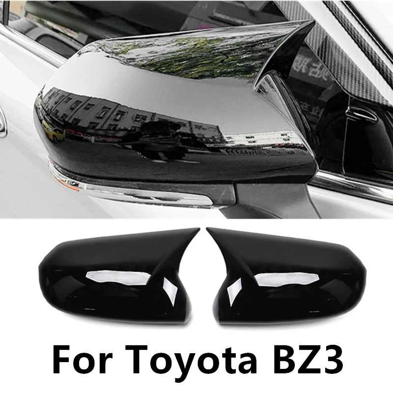 

Car Mirror Housing Decorative Cover carbon fiber car exterior mirrors For Toyota BZ3 2022 2023 2024 Auto Accessories