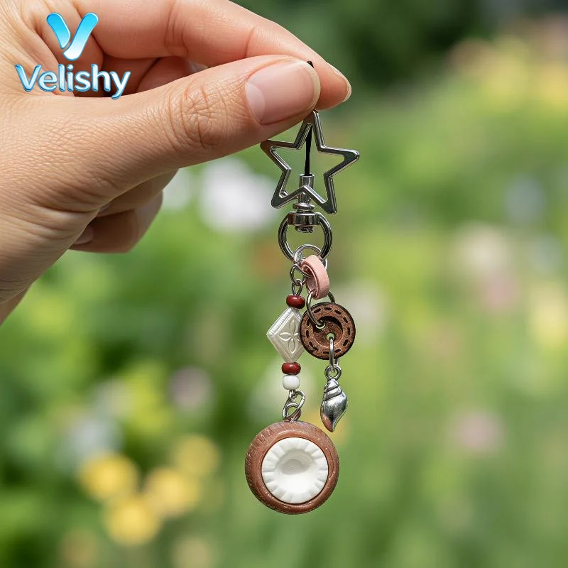 Handmade Coconut Seashell Beaded Lanyard Anti-Slip Strap for CCD Camera Smartphone Fashion Accessory for Women