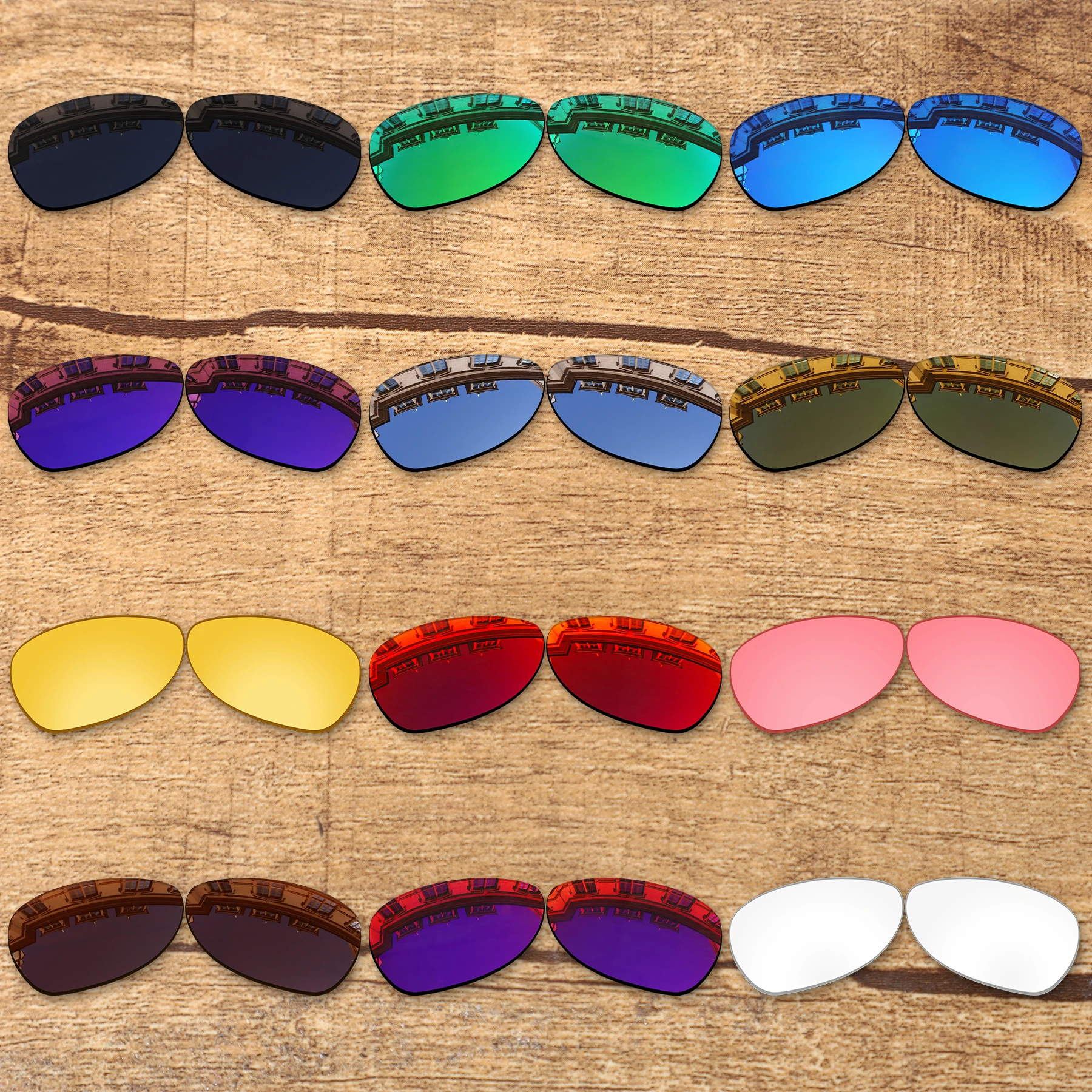 

Vonxyz 20+ Color Choices Polarized Replacement Lenses for-Ray-Ban RB8301 59mm Frame