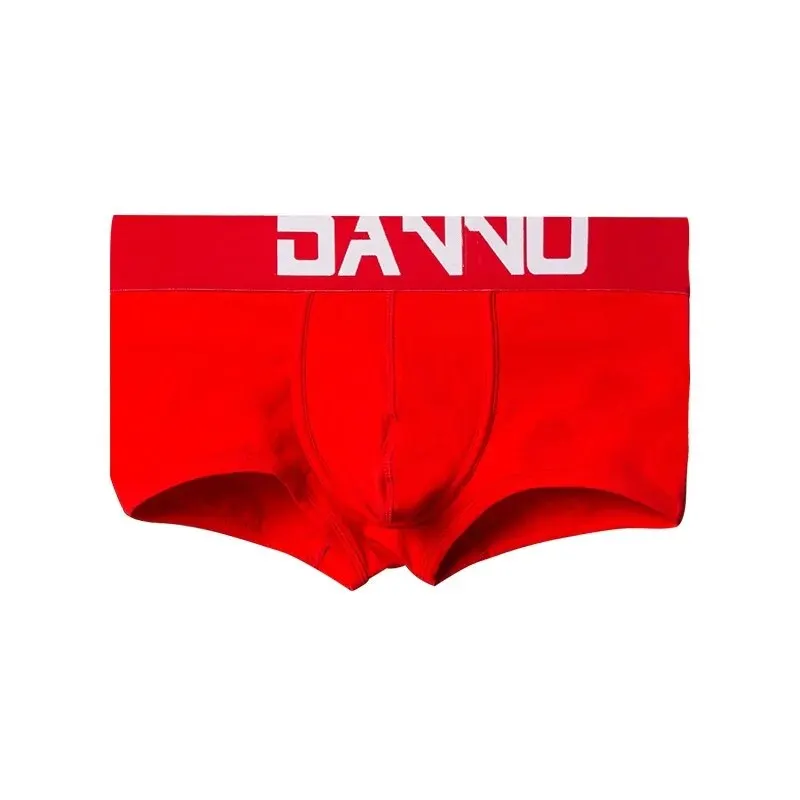 1 Article Men\'s Sexy Youth Style Low Waist U Convex Boxers Briefs, Cotton Breathable Butt Lifting Comfortable Underwear For Teen