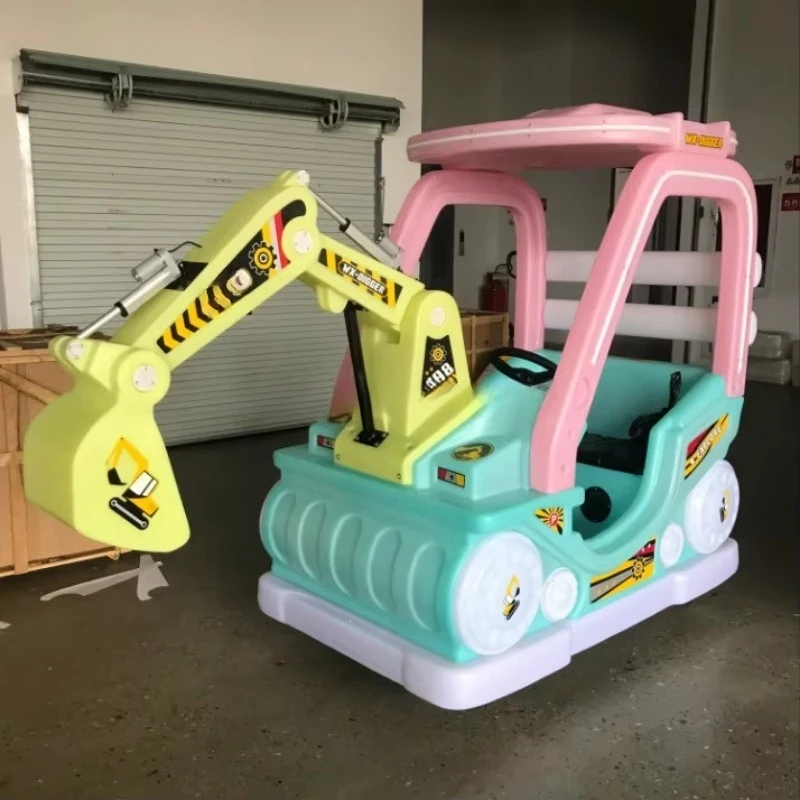 Hot Sale Factory Wholesale Coin-operated Amusement Park Amusement Facilities Excavator Battery Bumper Car