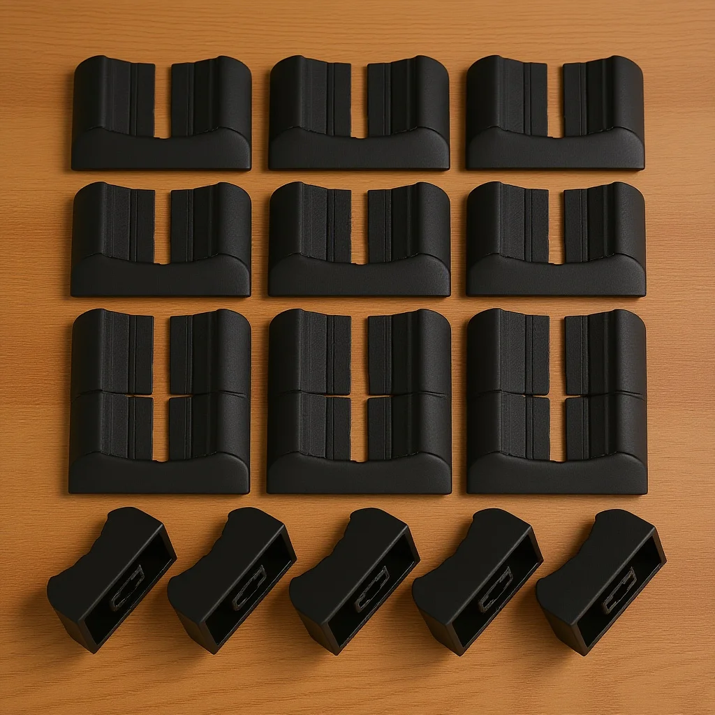20Pcs Push Knob Caps for Mixer Console Slider Fader Replacement Straight Potentiometer Sliders Plastic Audio Volume Control