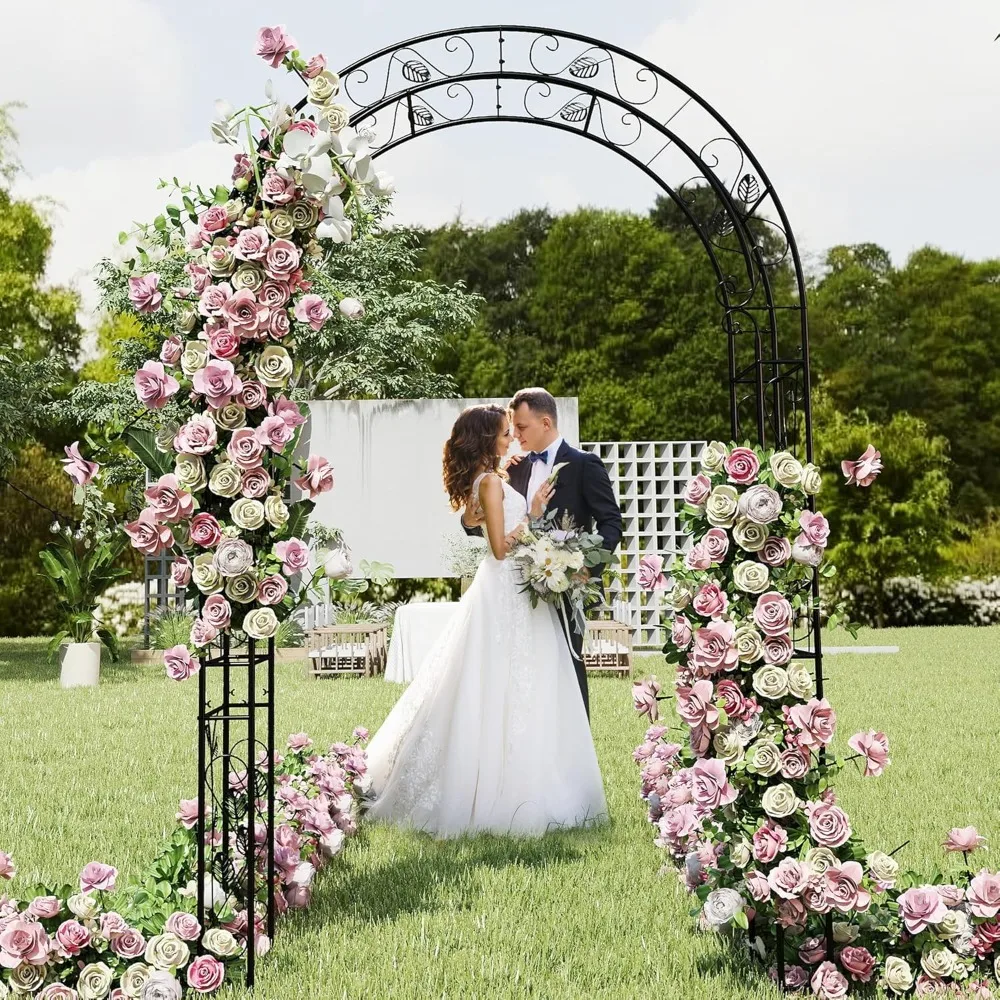

Garden Arch Trellis, Wedding Arch Frame with Butterfly Pattern, Metal Trellis for Climbing Plants Outdoor, Garden Arbor for Cere