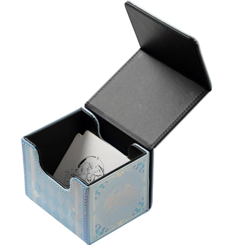 Yu-Gi-Oh! Galatea The Orcust Automaton Diy Leather Card Box TCG OCG DTCG OPCG Game Collection Card Magnetic Storage Box Toy Gift