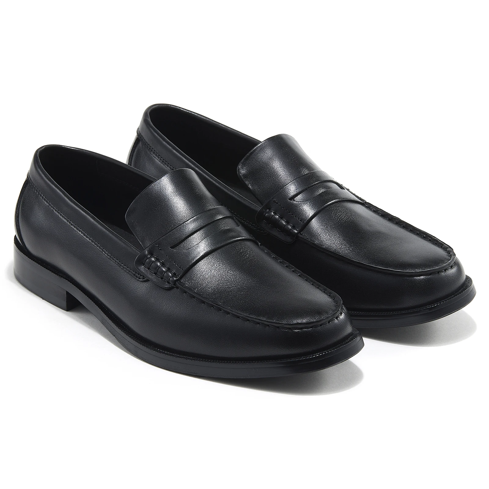 

Vintage Genuine Leather Slip on Loafers Breathable Moccasins Driving Design Casual Cowhide Shoes for Men