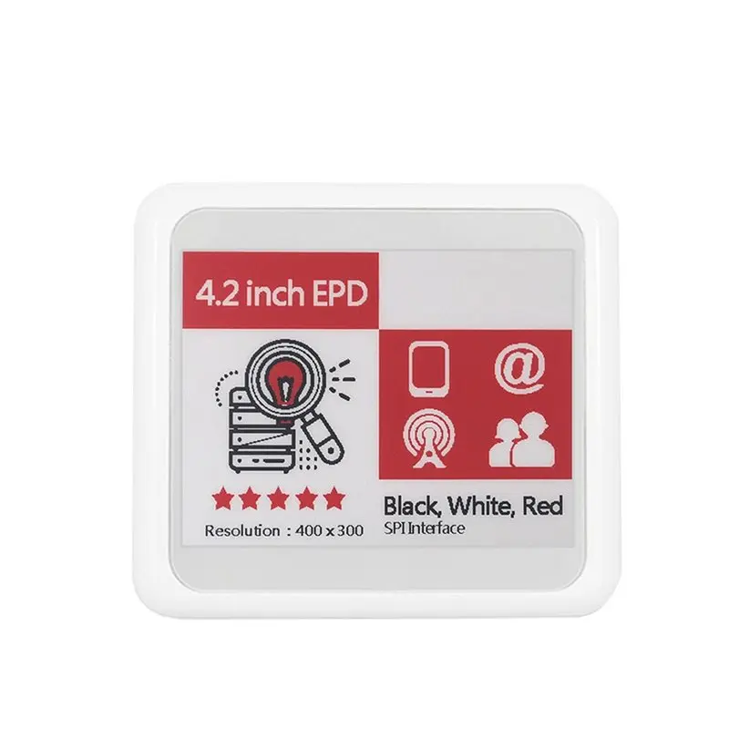 【RECOMENDAR】Passive Battery-Free Electronic Shelf Label 4.2 Inch E-Paper ESL Tag Wireless E-Ink Display