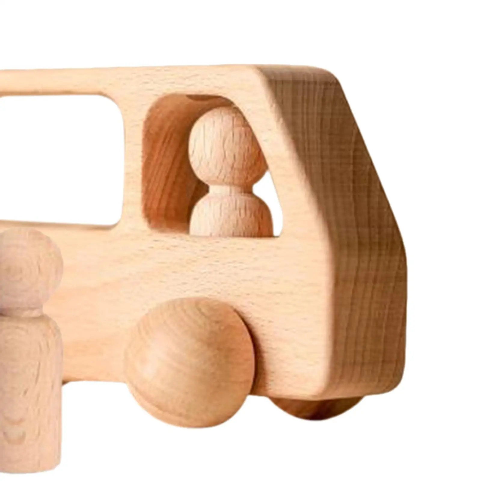 Set da gioco per auto in legno Bambole con pioli Set da gioco giocattolo educativo per l'apprendimento per regali per bambini