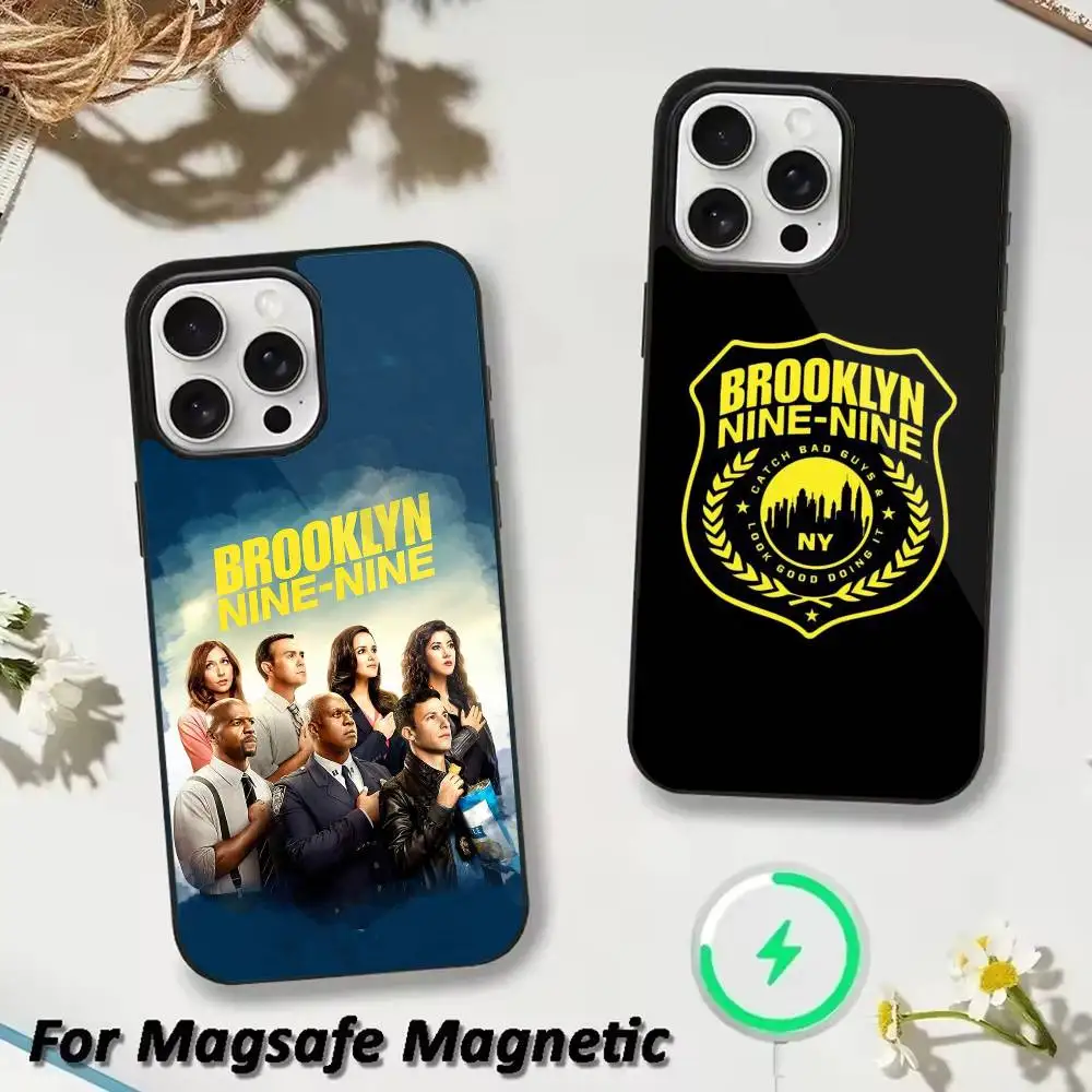 

B-Brooklyn TV Nine 99 Phone Case For iPhone 17,16,15,14,13,12,Plus,Pro,Max For Magsafe Magnetic Wireless Charge