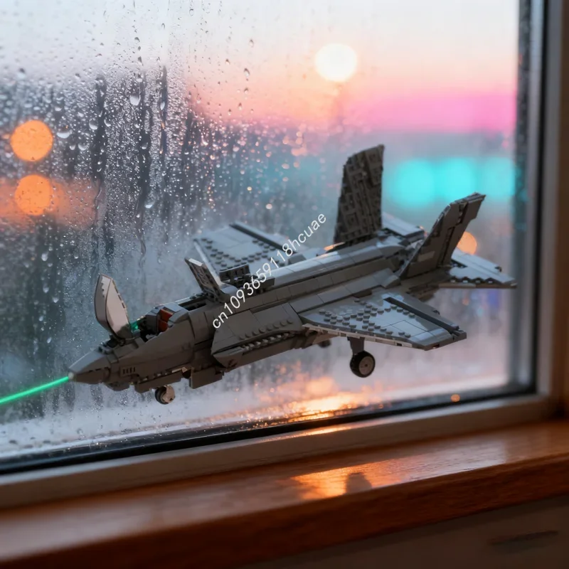 

1671pcs MOC Lockheed Martin F B STOVL Variant Creator Model Building Christmas Gift Blocks Assemble Idea Brick Toy Kids Birthday