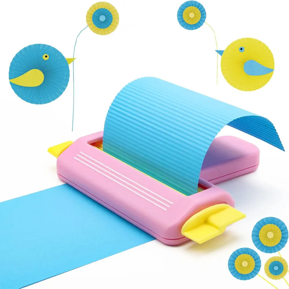 Handmade Paper Creasing Tool, 6.7 X 5.2 X 0.98 Inches, Small Wavy Design Craft Tool for Handicrafts and Scrapbook Making.