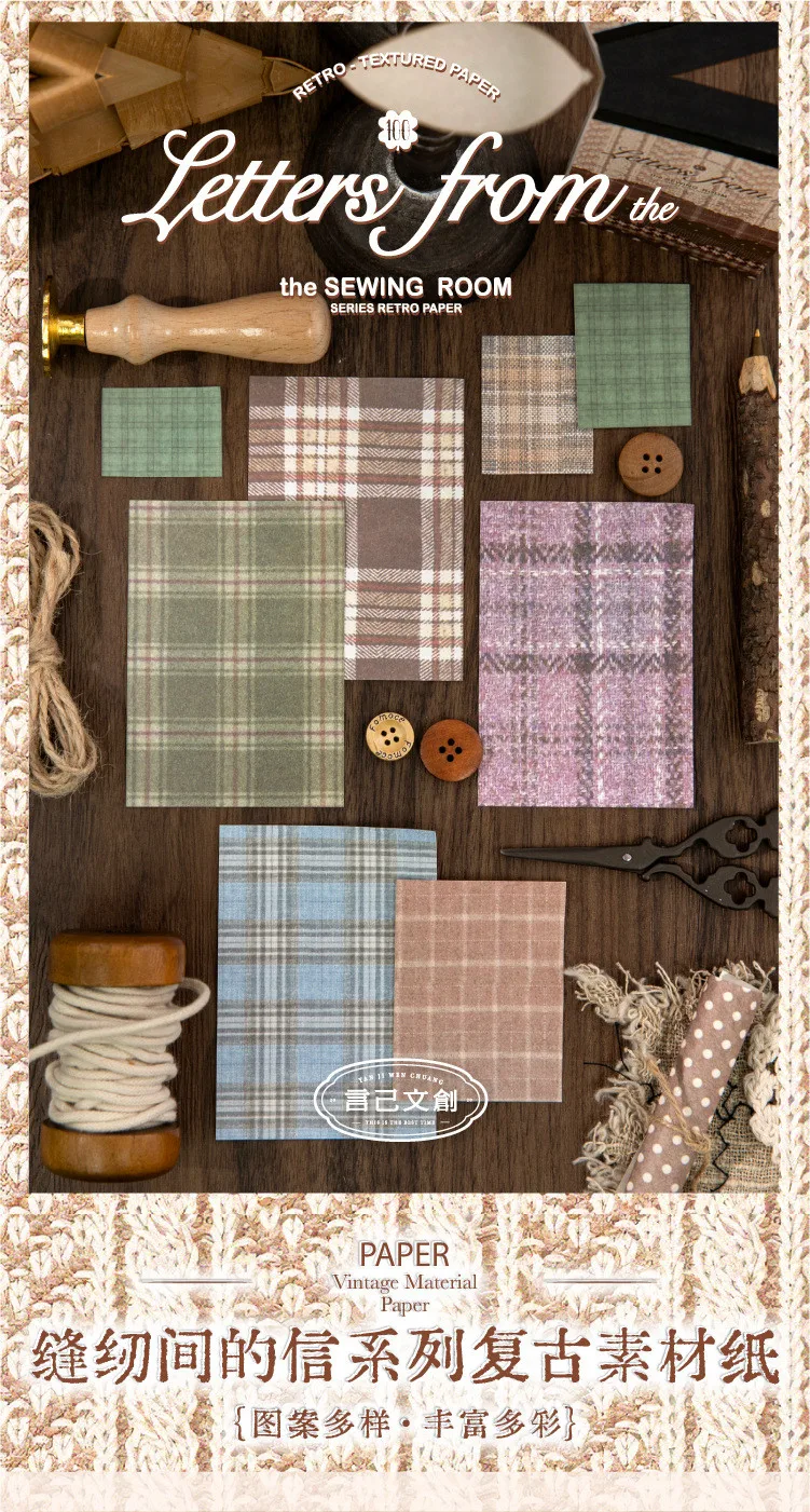 Journamm 100 Stück Vintage Scrapbooking-Papier Kunst Junk Journal Deko DIY Tagebuch Material Papier Scrapbooking-Zubehör – Detail 1