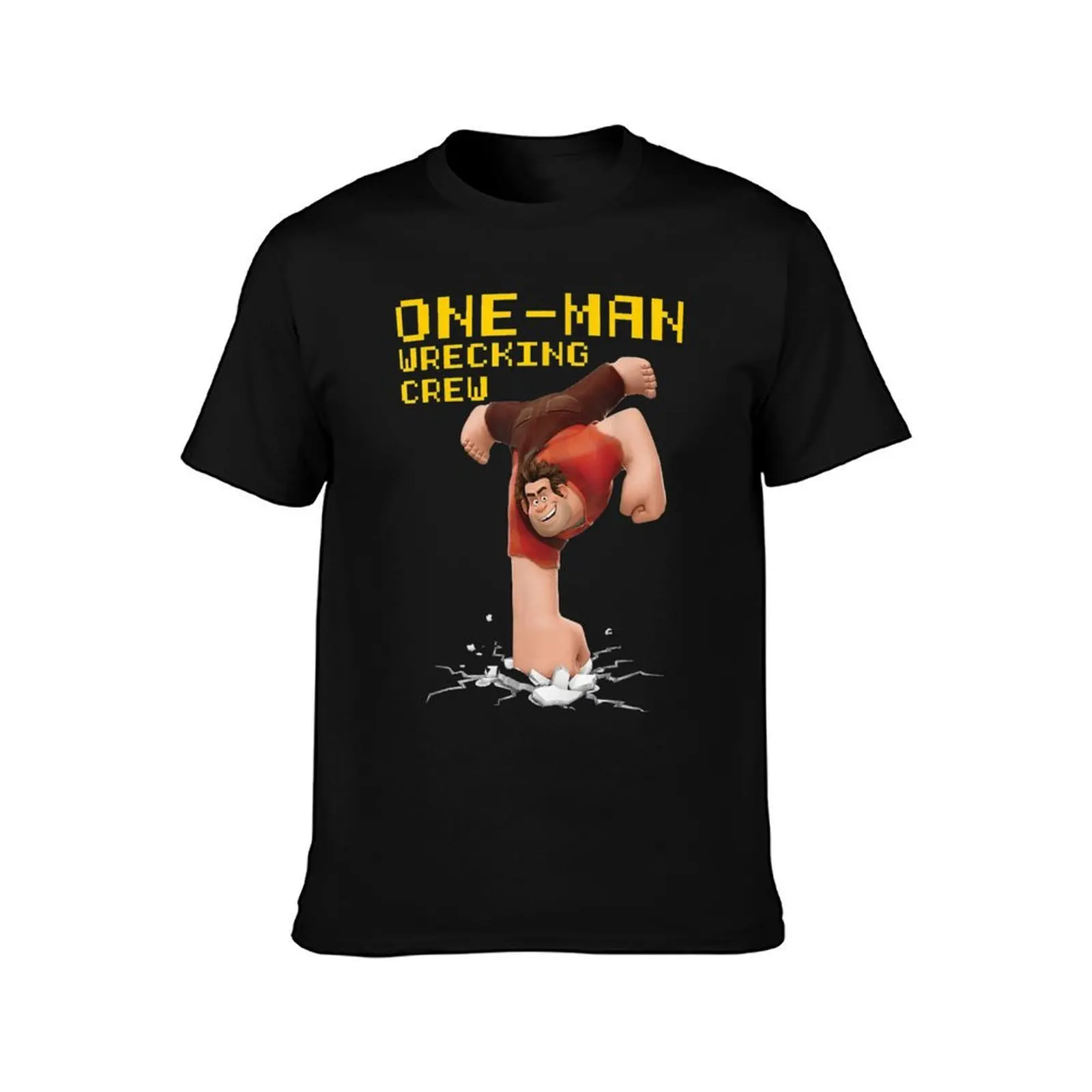 One man Wrecking Crew Graphic T-Shirt anime t shirts for man T-Shirt
