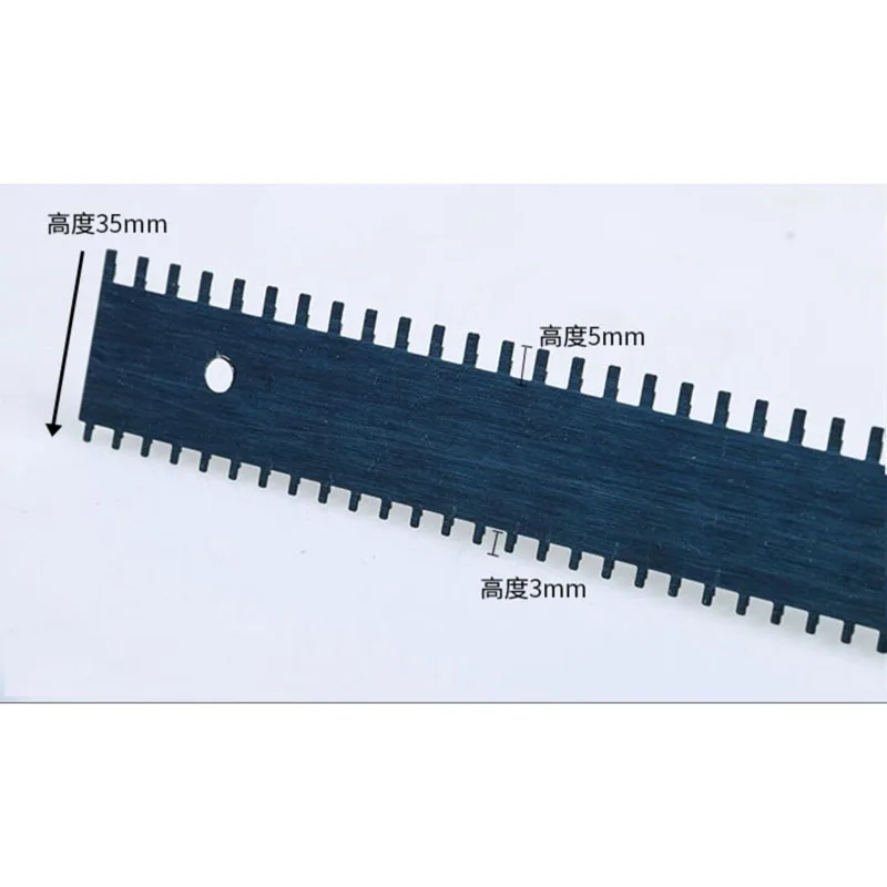 Soporte raspador Manual con dientes de 3MM/5MM y adaptador, raspador autonivelante de cemento, herramienta de construcción de mortero de cemento epoxi