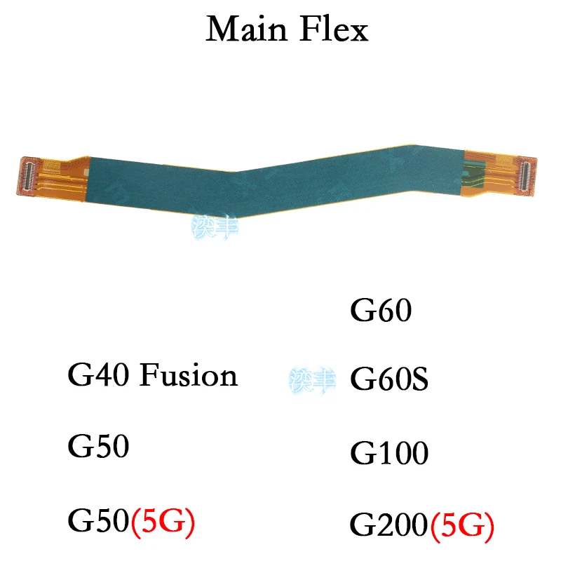 Main Board Flex for Motorola Moto G40 Fusion G50 G60 G60S G100 G200 5G Motherboard Connector Cable