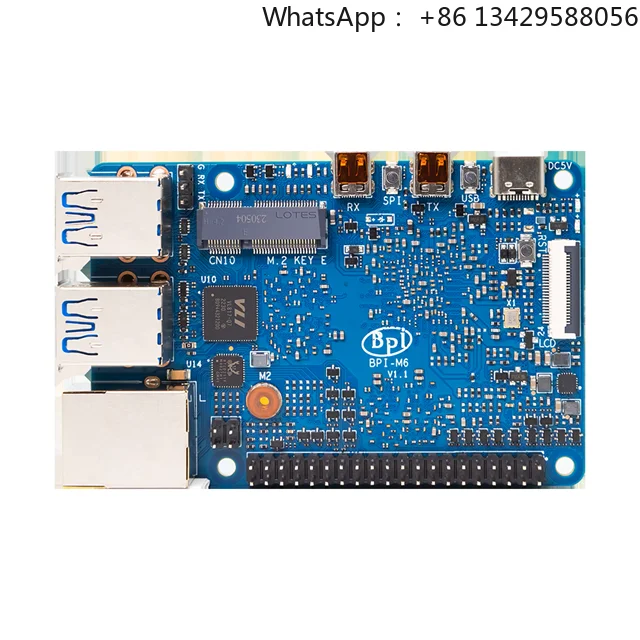 Banana Pi BPI-M6 Synaptics Videosmart Vs680 Quad-core Cortex-a73 4gb Lpddr4 16gb Emmc up to 6 .75tops Dev Single Board Computer