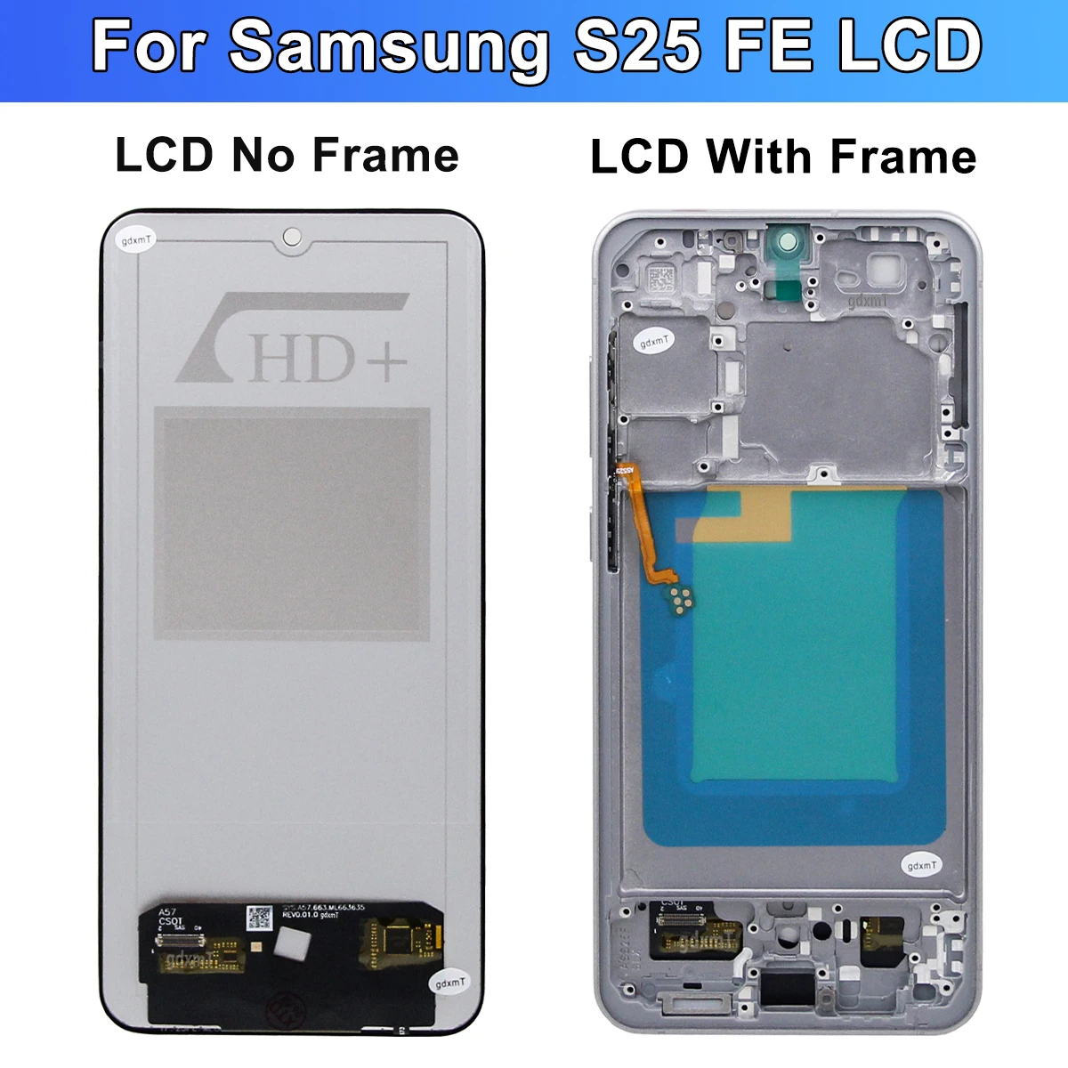 Für Samsung S25 FE SM-S731 TFT-Qualitäts-LCD-Display Touchscreen-Digitizer-Einheit Ersatz für Galaxy S25 FE