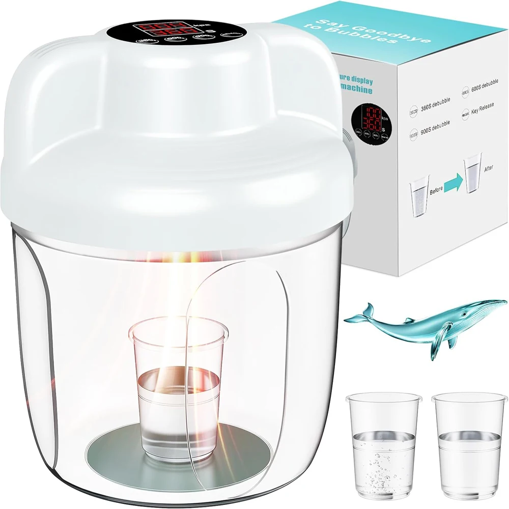 -97kPa Resin Bubble Remover Vacuum Chamber with Digital Touch Control for Epoxy Resin AB Glue UV Resin Silicone Mold DIY Jewelry