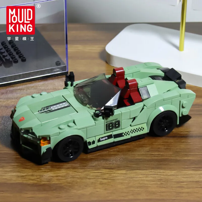 Mould King 27046 Zestaw Klocków Konstrukcyjnych Superauta z Pudełkiem Ekspozycyjnym, Seria Luksusowych Samochodów, Model do Składania, Zabawka z Klocków, Prezent Urodzinowy