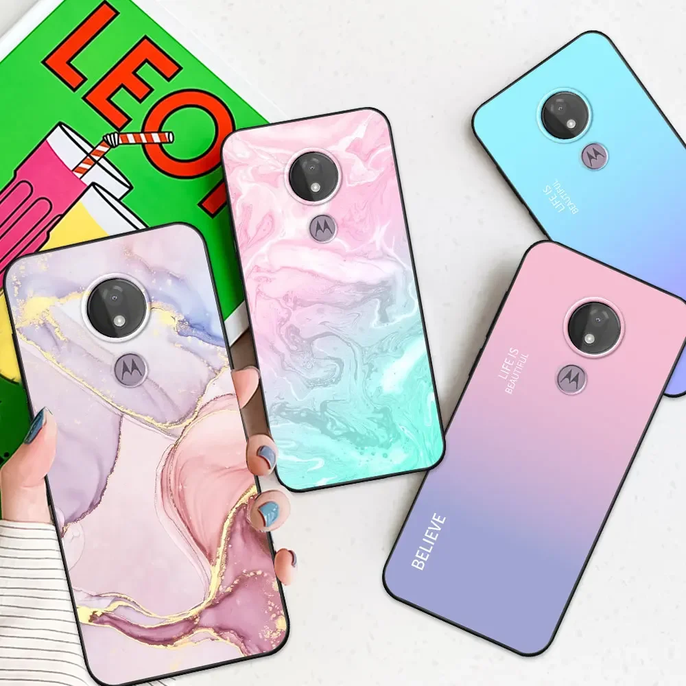 Case For Moto G7 Power Coque TPU Soft Silicone Funda Phone Case For Motorola Moto G 7 Power XT1955 XT1955-4 Capa Cover Bumper