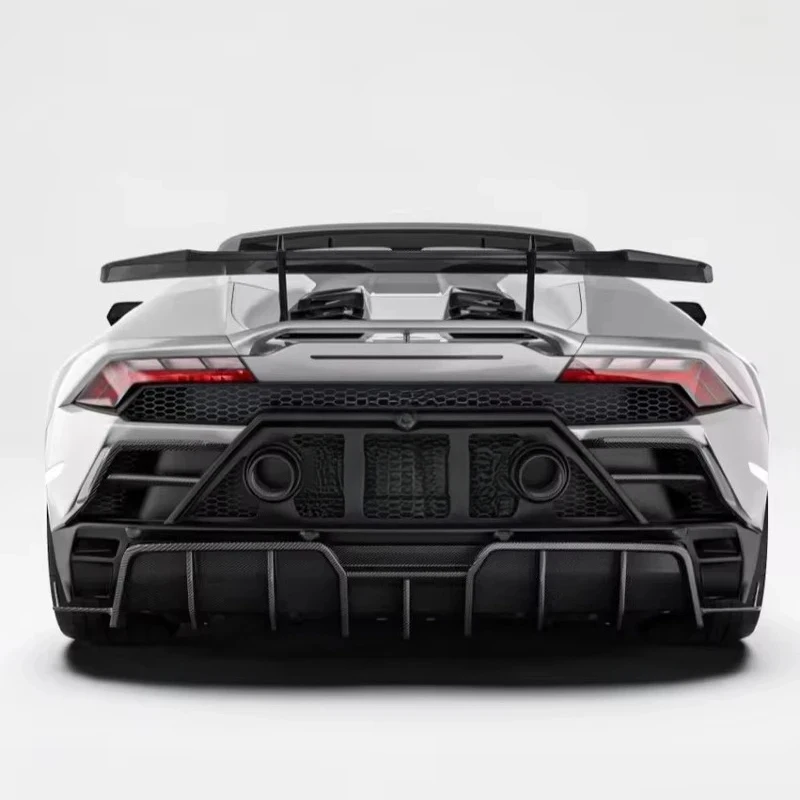 Dry Carbon Fiber Rear Lip Diffuser For Huracan LP610 LP580 EVO