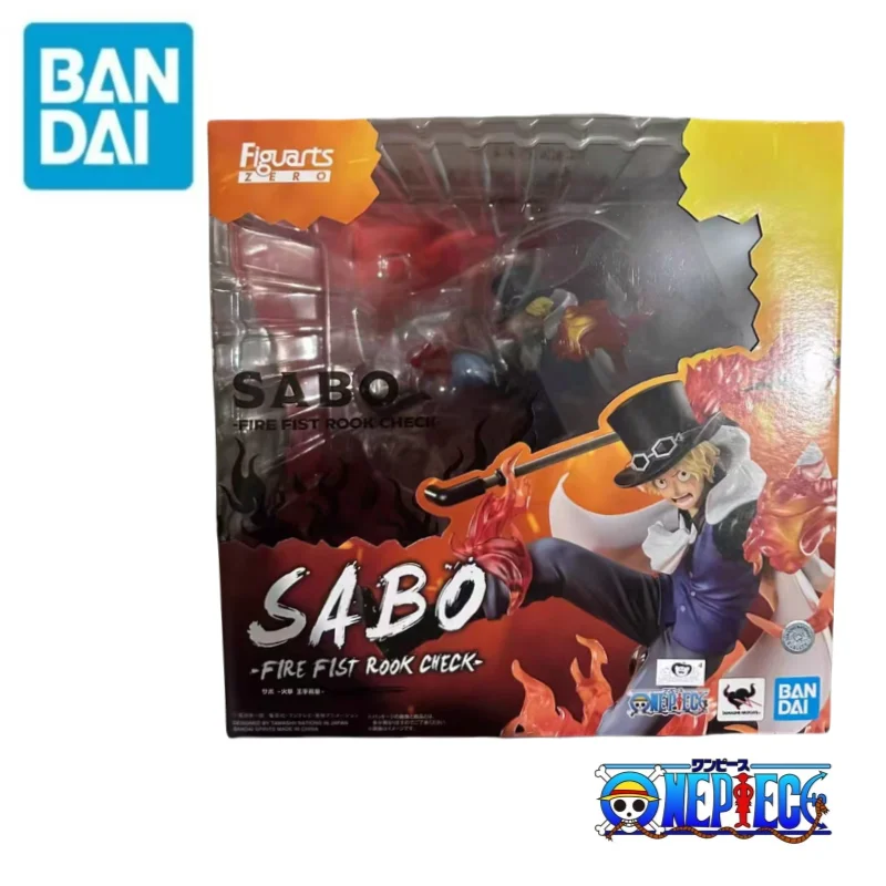 

В наличии Bandai Original One Piece Sabo 100% оригинальные праздничные подарки аниме товары фигурка Funko Pop фигурка модель