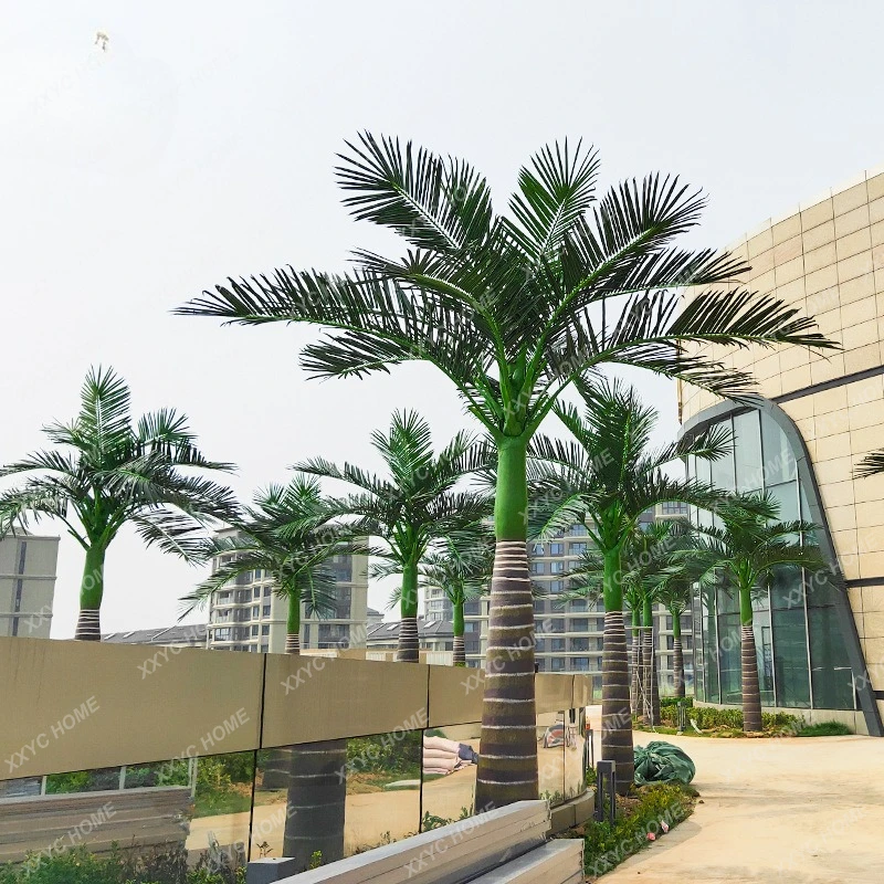 LX king coconut simulation coconut tree outdoor garden fake tree simulation tree  Artificial decoration of simulated