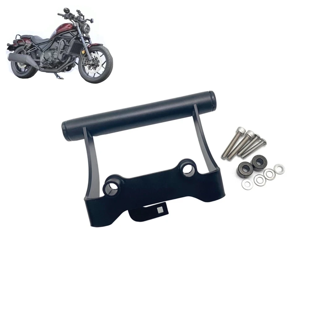 

Metal Rack Mount For Honda Rebel 1100 CMX 1100 DCT Navigation Mounting Bracket Motorcycle Accessories Black