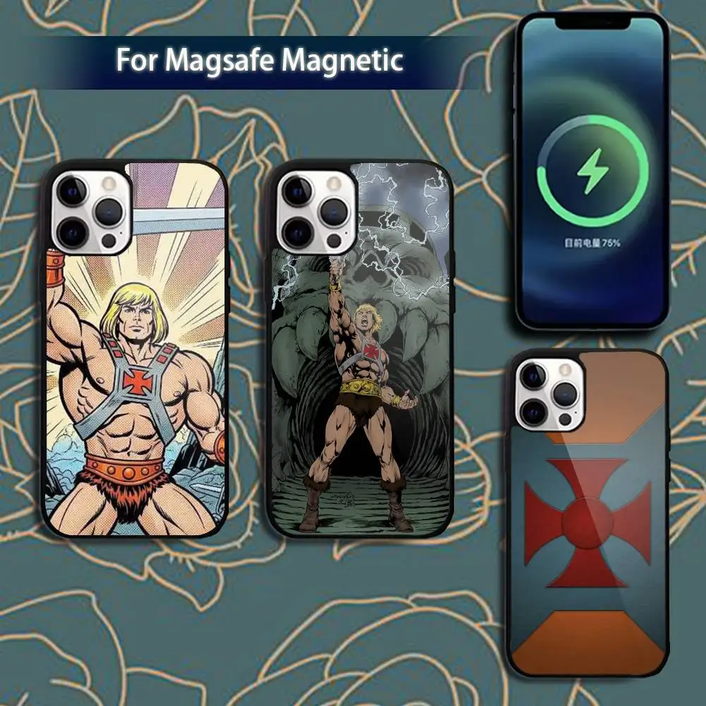 

H-He M-Man-S Phone Case For iPhone 16,15,14,13,12,11,Pro,Max,Plus,Mini,Magsafe,Magnetic Wireless Charging Case